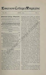 Emerson College Magazine, Vol. 11 No. 6