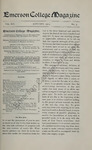 Emerson College Magazine, Vol. 12 No. 3