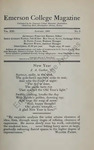Emerson College Magazine, Vol. 13 No. 3
