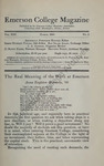 Emerson College Magazine, Vol. 13 No. 5