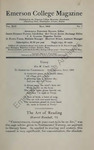Emerson College Magazine, Vol. 13 No. 7