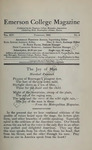 Emerson College Magazine, Vol. 14 No. 4