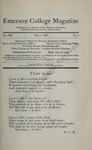 Emerson College Magazine, Vol. 14 No. 5