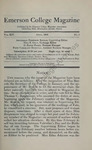 Emerson College Magazine, Vol. 14 No. 6