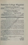 Emerson College Magazine, Vol. 14 No. 7