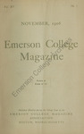 Emerson College Magazine, Vol. 15 No. 1