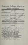 Emerson College Magazine, Vol. 15 No. 3