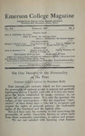 Emerson College Magazine, Vol. 15 No. 4