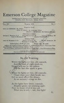 Emerson College Magazine, Vol. 15 No. 5