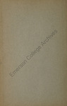 Emerson College Magazine, Vol. 16 No. 1