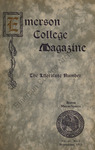 Emerson College Magazine, Vol. 20 No. 1