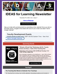 IDEAS for Learning Newsletter: Early November ‘25