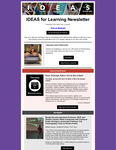 IDEAS for Learning Newsletter: December ‘25