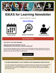 IDEAS for Learning Newsletter: Late April '26
