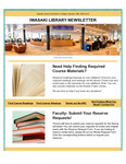 Library Newsletter: January 2024 by Iwasaki Library